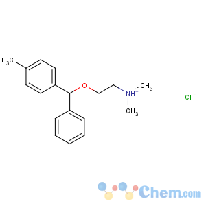 CAS No:4024-34-4 dimethyl-[2-[(4-methylphenyl)-phenylmethoxy]ethyl]azanium