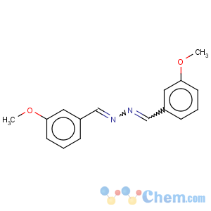 CAS No:40252-74-2 Benzaldehyde,3-methoxy-, 2-[(3-methoxyphenyl)methylene]hydrazone