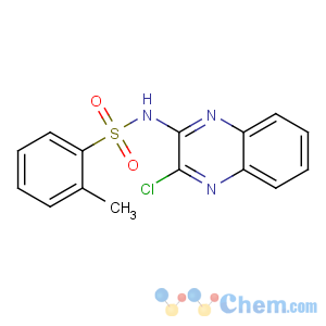 CAS No:4029-40-7 N-(3-chloroquinoxalin-2-yl)-2-methylbenzenesulfonamide