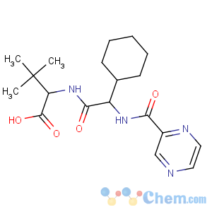 CAS No:402958-96-7 (2S)-2-[[(2S)-2-cyclohexyl-2-(pyrazine-2-carbonylamino)acetyl]amino]-3,<br />3-dimethylbutanoic acid