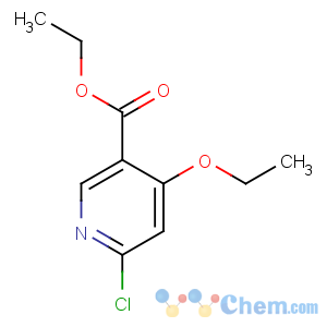 CAS No:40296-47-7 ethyl 6-chloro-4-ethoxypyridine-3-carboxylate