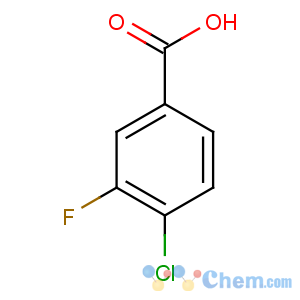 CAS No:403-17-8 4-chloro-3-fluorobenzoic acid