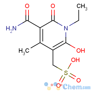 CAS No:40306-70-5 (5-carbamoyl-1-ethyl-2-hydroxy-4-methyl-6-oxopyridin-3-yl)<br />methanesulfonic acid