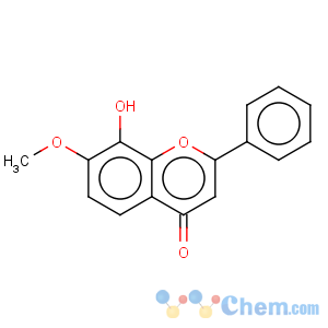 CAS No:40316-76-5 4H-1-Benzopyran-4-one,8-hydroxy-7-methoxy-2-phenyl-