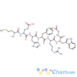 CAS No:4037-01-8 Glycine, L-methionyl-L-a-glutamyl-L-histidyl-L-phenylalanyl-L-arginyl-L-tryptophyl-