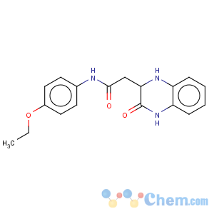 CAS No:40375-94-8 2-Quinoxalineacetamide,N-(4-ethoxyphenyl)-1,2,3,4-tetrahydro-3-oxo-