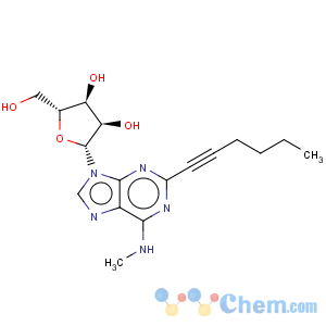 CAS No:403842-38-6 Adenosine,2-(1-hexyn-1-yl)-N-methyl-