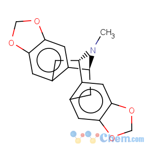 CAS No:4040-75-9 Cycloocta[1,2-f:5,6-f']bis[1,3]benzodioxol-5,12-imine,5,6,12,13-tetrahydro-15-methyl-, (5S,12S)-