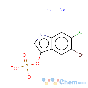 CAS No:404366-59-2 1H-Indol-3-ol,5-bromo-6-chloro-, dihydrogen phosphate (ester), disodium salt (9CI)