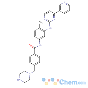 CAS No:404844-02-6 N-[4-methyl-3-[(4-pyridin-3-ylpyrimidin-2-yl)amino]phenyl]-4-(piperazin-<br />1-ylmethyl)benzamide