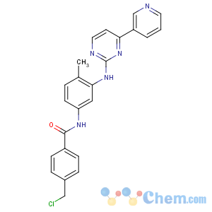 CAS No:404844-11-7 4-(chloromethyl)-N-[4-methyl-3-[(4-pyridin-3-ylpyrimidin-2-yl)amino]<br />phenyl]benzamide