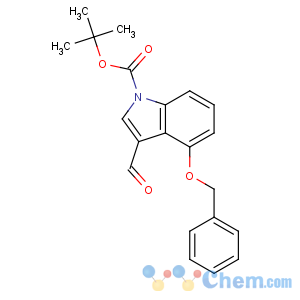 CAS No:404888-01-3 tert-butyl 3-formyl-4-phenylmethoxyindole-1-carboxylate
