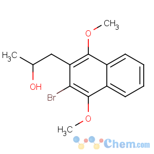 CAS No:404909-82-6 (2R)-1-(3-bromo-1,4-dimethoxynaphthalen-2-yl)propan-2-ol