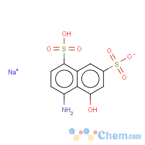 CAS No:40492-14-6 sodium hydrogen 4-amino-5-hydroxynaphthalene-1,7-disulphonate