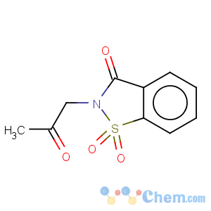 CAS No:40506-05-6 2-(2-Oxopropyl)-1H-1,2-benzisothiazole-1,1,3(2H)-trione