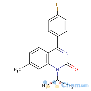 CAS No:40507-23-1 4-(4-fluorophenyl)-7-methyl-1-propan-2-ylquinazolin-2-one