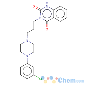 CAS No:4052-13-5 2,4(1H,3H)-Quinazolinedione,3-[3-[4-(3-chlorophenyl)-1-piperazinyl]propyl]-