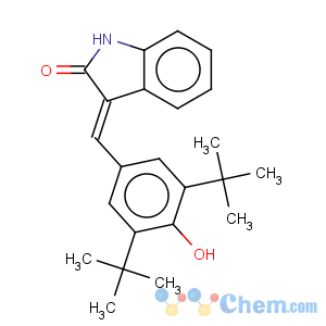 CAS No:40526-64-5 2H-Indol-2-one,3-[[3,5-bis(1,1-dimethylethyl)-4-hydroxyphenyl]methylene]-1,3-dihydro-