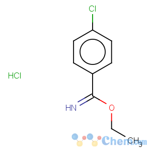 CAS No:40546-41-6 Benzenecarboximidicacid, 4-chloro-, ethyl ester, hydrochloride (1:1)