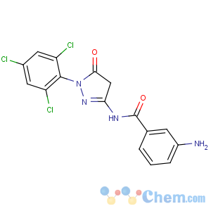 CAS No:40567-18-8 3-amino-N-[5-oxo-1-(2,4,6-trichlorophenyl)-4H-pyrazol-3-yl]benzamide