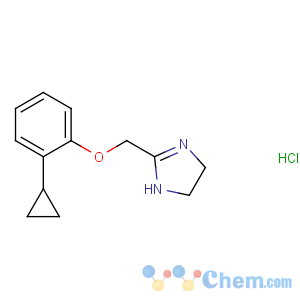 CAS No:40600-13-3 2-[(2-cyclopropylphenoxy)methyl]-4,5-dihydro-1H-imidazole