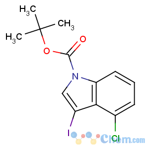 CAS No:406170-08-9 tert-butyl 4-chloro-3-iodoindole-1-carboxylate