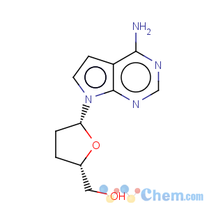 CAS No:40627-30-3 [(2S,5R)-5-(4-amino-7H-pyrrolo[2,3-d]pyrimidin-7-yl)tetrahydrofuran-2-yl]methanol