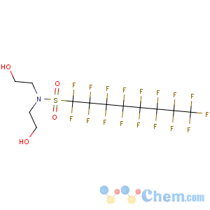 CAS No:40630-61-3 1-Octanesulfonamide,1,1,2,2,3,3,4,4,5,5,6,6,7,7,8,8,8-heptadecafluoro-N,N-bis(2-hydroxyethyl)-
