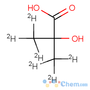 CAS No:40662-45-1 2-hydroxy-2-methyl-d3-propionic-3,3,3-d3 acid