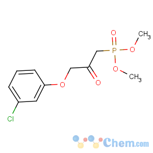 CAS No:40665-94-9 1-(3-chlorophenoxy)-3-dimethoxyphosphorylpropan-2-one