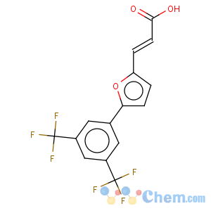CAS No:406725-93-7 2-Propenoic acid,3-[5-[3,5-bis(trifluoromethyl)phenyl]-2-furanyl]-
