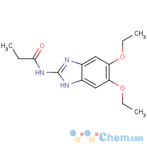 CAS No:40722-30-3 N-(5,6-diethoxy-1H-benzimidazol-2-yl)propanamide
