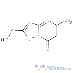 CAS No:40775-78-8 5-methyl-2-methylsulfanyl-1H-[1,2,4]triazolo[1,5-a]pyrimidin-7-one