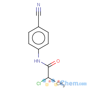 CAS No:40781-36-0 Propanamide,2-chloro-N-(4-cyanophenyl)-, (S)- (9CI)