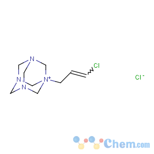 CAS No:4080-31-3 3,5,7-Triaza-1-azoniatricyclo[3.3.1.13,7]decane,1-(3-chloro-2-propen-1-yl)-, chloride (1:1)