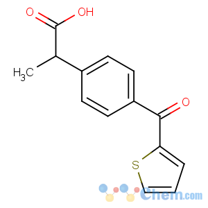 CAS No:40828-46-4 2-[4-(thiophene-2-carbonyl)phenyl]propanoic acid