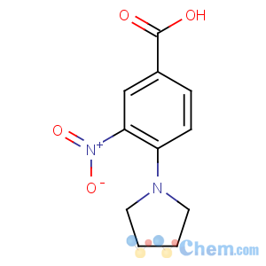 CAS No:40832-81-3 3-nitro-4-pyrrolidin-1-ylbenzoic acid