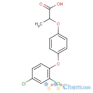 CAS No:40843-25-2 2-[4-(2,4-dichlorophenoxy)phenoxy]propanoic acid