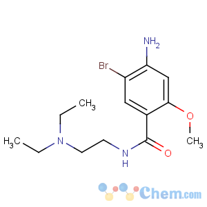 CAS No:4093-35-0 4-amino-5-bromo-N-[2-(diethylamino)ethyl]-2-methoxybenzamide