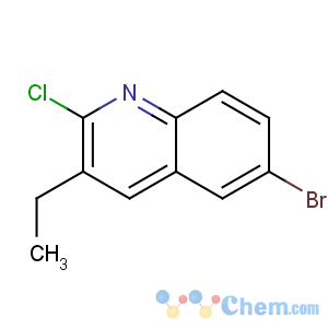 CAS No:409346-70-9 6-bromo-2-chloro-3-ethylquinoline