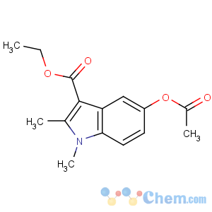 CAS No:40945-79-7 ethyl 5-acetyloxy-1,2-dimethylindole-3-carboxylate