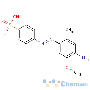 CAS No:40947-69-1 4-[(4-amino-5-methoxy-2-methylphenyl)diazenyl]benzenesulfonic acid