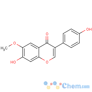 CAS No:40957-83-3 7-hydroxy-3-(4-hydroxyphenyl)-6-methoxychromen-4-one