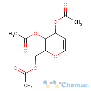 CAS No:4098-06-0 [(2R,3R,4R)-3,4-diacetyloxy-3,4-dihydro-2H-pyran-2-yl]methyl acetate