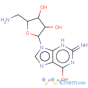 CAS No:4099-84-7 2-amino-9-(5-amino-5-deoxypentofuranosyl)-3,9-dihydro-6H-purin-6-one