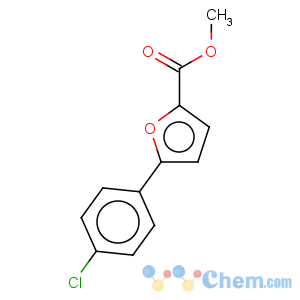 CAS No:41019-40-3 5-(4-chlorophenyl)furan-2-carboxylic acid methyl ester