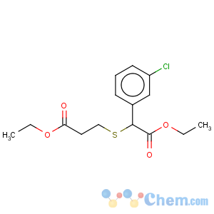 CAS No:41022-14-4 Benzeneacetic acid,3-chloro-a-[(3-ethoxy-3-oxopropyl)thio]-,ethyl ester