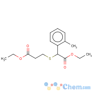 CAS No:41022-22-4 Benzeneacetic acid, a-[(3-ethoxy-3-oxopropyl)thio]-2-methyl-,ethyl ester