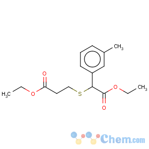 CAS No:41022-29-1 Benzeneacetic acid, a-[(3-ethoxy-3-oxopropyl)thio]-3-methyl-,ethyl ester