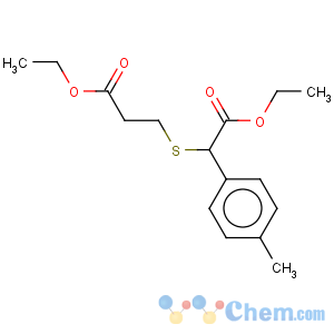 CAS No:41022-36-0 Benzeneacetic acid, a-[(3-ethoxy-3-oxopropyl)thio]-4-methyl-,ethyl ester